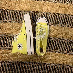 WORN ONCE platform converse